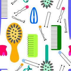 combs and hair clips and hair barrettes