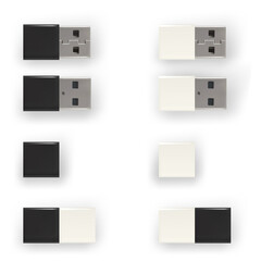 USB pen drives, flash disks. USB flash drives
