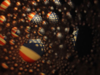 Flag America United States Country Nation Banner Stars Red White