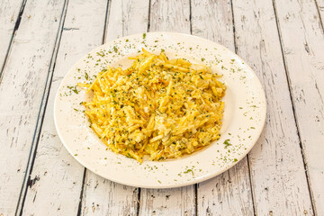 Spanish dish of cod a la dorada