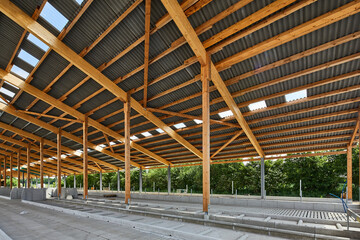 holz dachkonstruktion