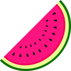 Slice of a watermelon