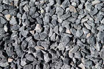 Crushed stones