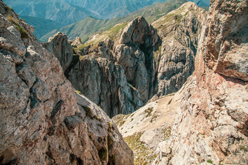 rocks and mountains