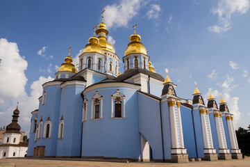 St. Michael's cathedral in Kyiv, Ukraine (founded in the 12th century). One of the famous church complex in Kyiv.