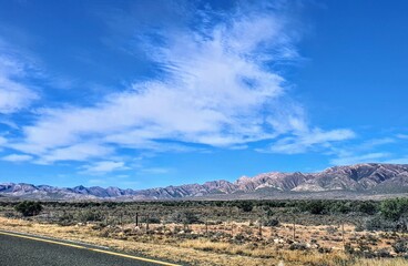 the road to the mountains