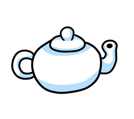 Cartoon Stylized Tea Pot