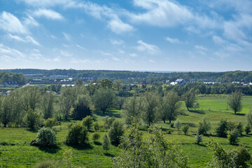 Krajobraz z wieży widokowej w Rusinowie na morze © Marcin