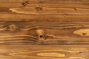 Dark brown wooden plank background. Wood with veined patterned wood. natural wood texture