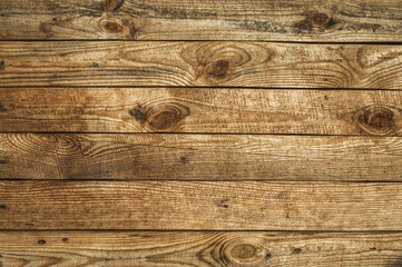 Background of rough wooden planks close-up
