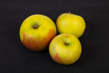 Ripe apples over background