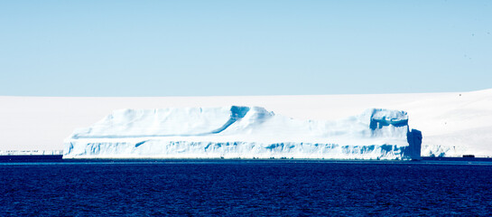 Naklejka premium Huge iceberg in Antarctica