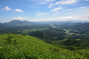 Fototapeta na wymiar 日本の岡山県の美しい山の景色