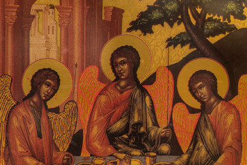 The Holy Trinity. Orthodox icon. - 359281700