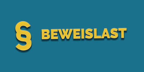 Beweislast