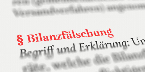 Bilanzfälschung