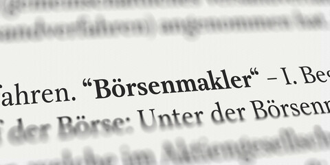 Börsenmakler