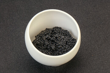 Luxury strugeon fish black caviar