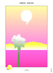 tropical poster