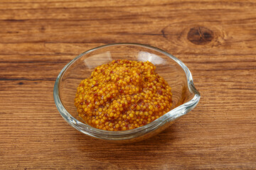 Dijon mustard sauce with seeds