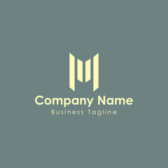 m logo design vector