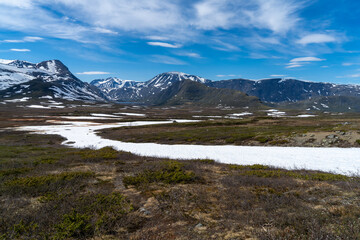 Fototapeta na wymiar Park Narodowy Jotunheimen w Norwegii