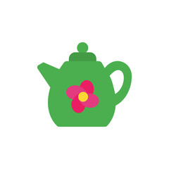 Red flower icon. Simple color vector elements of botanicals icons for ui and ux, website or mobile application