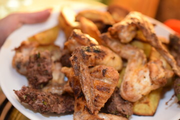 fried chicken on a plate