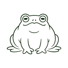 Cartoon toad drawing