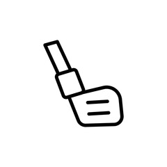 Golf stick concept line icon. Simple element illustration. Golf stick concept outline symbol design from golf set. Can be used for web and mobile