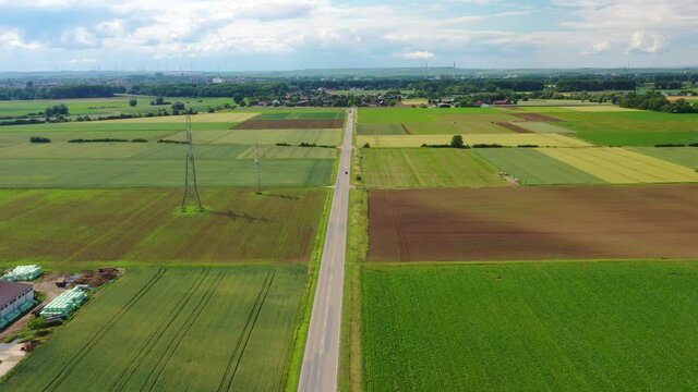 flight from lampertheim to rosengarten along the road