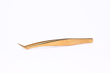 lash extension tweezer, picking tweezer, false lashes, gold tweezer, lash extension tools