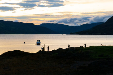 Loch Duich, Inversiehl an der Westküste von Schottland