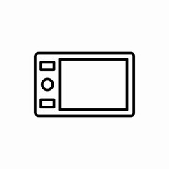 Outline draw tablet icon.Draw tablet vector illustration. Symbol for web and mobile