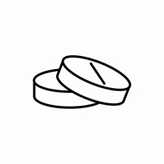 Outline drug icon.Drug vector illustration. Symbol for web and mobile
