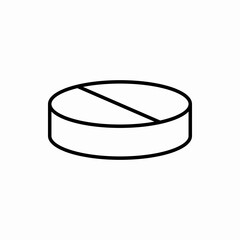 Outline drug icon.Drug vector illustration. Symbol for web and mobile