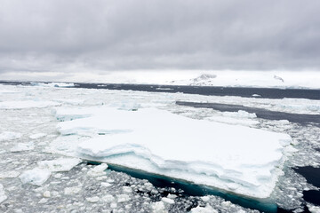 Huge iceberg in Antarctica