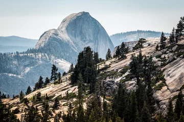 Crédence de cuisine en verre imprimé Half Dome Half Dome from Olmsted Point, Yosemite National Park, California