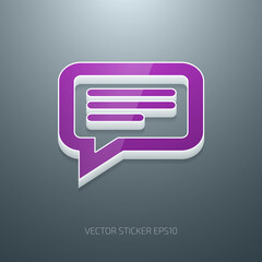 vector speech bubble