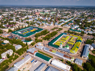 Fototapeta na wymiar Aerial view of Kostroma