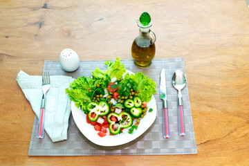 Brazilian food with rice and beans.