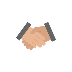 Handshake colored icon. Simple colored element illustration. Handshake concept symbol design from Business strategy set. Can be used for web and mobile