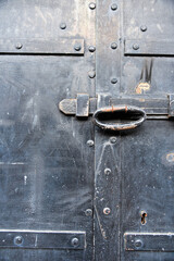 Photography of rusty metal door