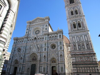 Fototapeta premium The Cathedral of Florence which was dedicated to Santa Maria del Fiore located in Italy 