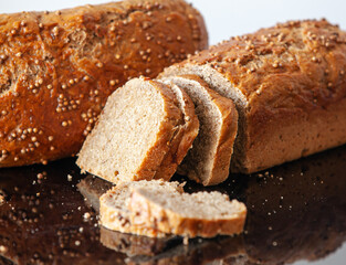 Bread from a rye flour