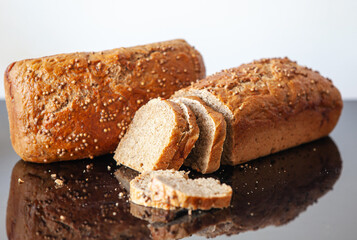 Bread from a rye flour