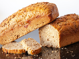 Bread from a rye flour