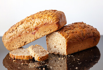 Bread from a rye flour