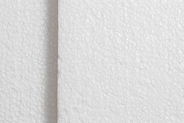 Isopor, Poliestireno, textura. Foto de duas placas de isopor.