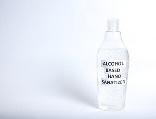hand sanitizer bottle for prevention from bacterias and viruses